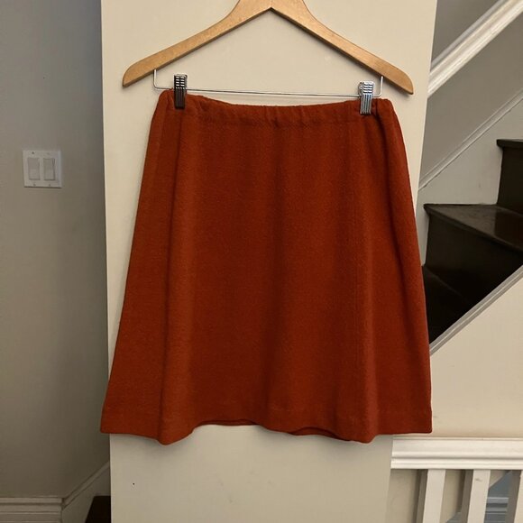 Vintage Orange Skirt and Shirt Set - Picture 5 of 6